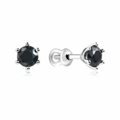Серьги пусеты VALTERA, серебро, 925 проба, , серебристый