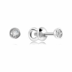 Серьги пусеты VALTERA, серебро, 925 проба, , серебристый