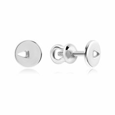Серьги пусеты VALTERA, серебро, 925 проба, , серебристый