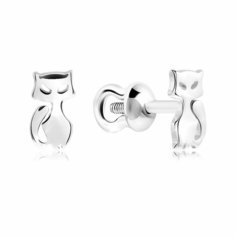 Серьги пусеты VALTERA, серебро, 925 проба, , серебристый