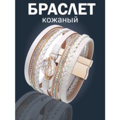 Браслет, металл, 1 шт., размер 19 см, белый Lamarine