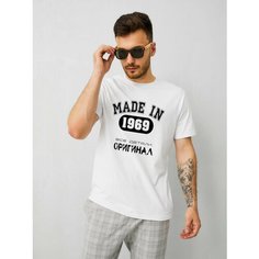 Футболка SOLAR WINGS MADE IN, размер XXL, белый 1969