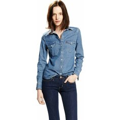 Рубашка Levis Women Classic Western Shirt, размер XS, синий Levis®