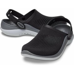 Сабо Crocs LiteRide 360 Clog, размер M7/W9 US, черный/серый