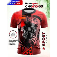 Футболка Evofox, размер 5XL, черный, красный