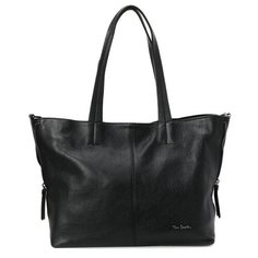 Сумка тоут Pierre Cardin, темно-коричневый