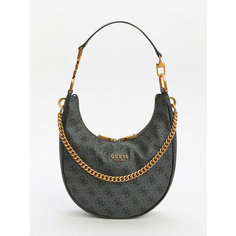 Сумка хобо GUESS, темно-серый