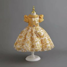 Платье, размер 110, Желтый Max Garment