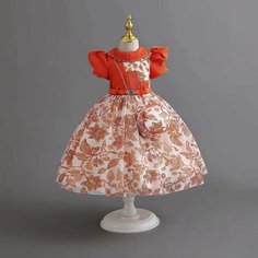 Платье, размер 140, orange Max Garment