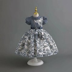 Платье, размер 110, синий Max Garment
