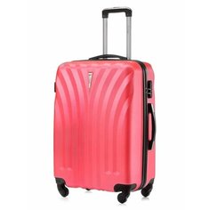 Чемодан Lcase Phuket, 89 л, размер M, розовый