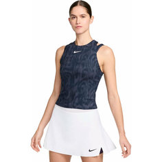 Майка спортивная NIKE W NKCT DF SLAM TANK RG, 1 шт., размер S, cиний
