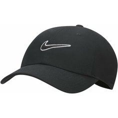 Бейсболка NIKE Club Unstructured Swoosh Cap, размер M/L, черный