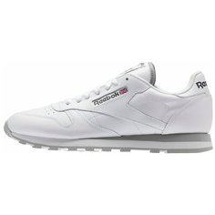 Кроссовки Reebok Classic Leather, размер 9.5 US, intense white/light grey