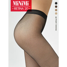 Колготки MiNiMi Retina, 20 den, размер L-XL, черный