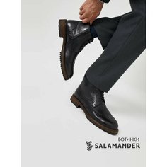 Ботинки дерби Salamander, размер 39, черный
