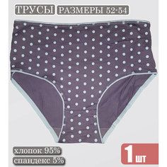 Трусы Алия, размер 52-54, коричневый