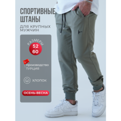 Брюки спортивные ING DROP Спортивные штаны больших размеров, размер 2XL, хаки