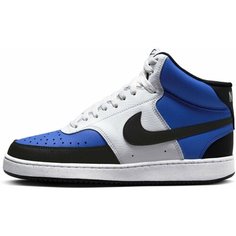 Кеды NIKE Court Vision Mid Next Nature, полнота F (EU)/ на среднюю стопу, размер 9.5 US, синий
