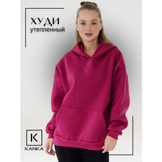 Худи KANKA, размер 52, , брусничный