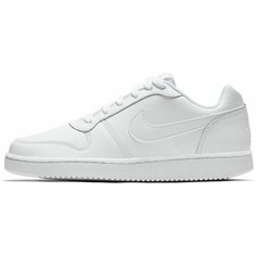 Кеды NIKE EBERNON LOW W, полнота F (EU)/ на среднюю стопу, размер 12 US, белый