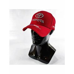 Бейсболка TOYOTA, размер 56-58, красный