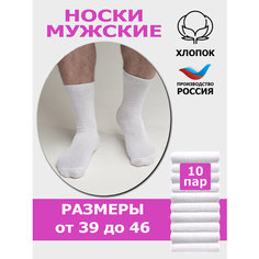 Носки Караван, комплект, 10 пар, размер 29, белый