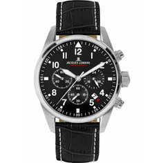 Наручные часы JACQUES LEMANS Sport, черный