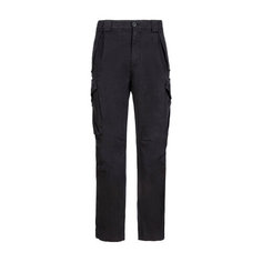 Брюки карго C.P. COMPANY Stretch Sateen Loose, размер 50, чёрный