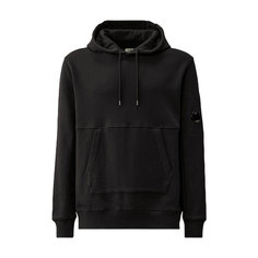 Худи C.P. COMPANY Diagonal Raised Fleece, размер M, , чёрный