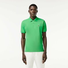 Поло LACOSTE Classic Fit, размер T7, ярко-зеленый