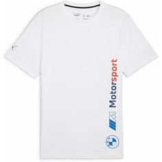 Футболка PUMA BMW MMS Logo Tee, размер M, белый