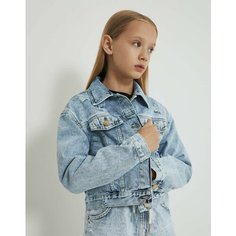 Джинсовая куртка Gloria Jeans, размер 4-6л/110-116, синий