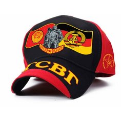 Бейсболка ВОЕНПРО, размер 46/52, красно-черный