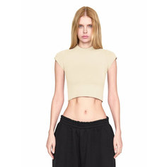 Топ XSAI SMALL TEE, размер M, бежевый, желтый