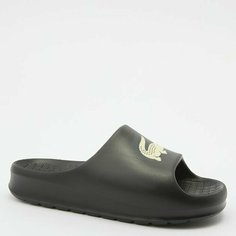 Шлепанцы LACOSTE, размер 40.5, черный