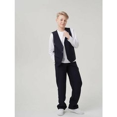 Брюки классические NL Textile Group, размер 128-134, темно-синий