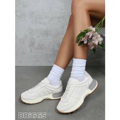 Кроссовки BRIGGS, полнота 6 (RU)/ на среднюю стопу, размер 37, белый