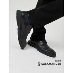 Полуботинки дерби Salamander, размер 40, черный