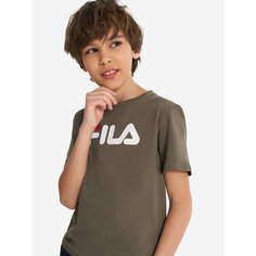 Футболка Fila, размер 134-140, хаки