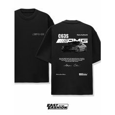 Футболка FAST OF THE FASHION, размер S, чёрный