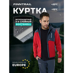 Ветровка Finntrail Softshell Nitro, размер XXL, красный