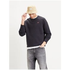 Свитшот Levis Men Original Housemark Crewneck Sweatshirt, размер S, , чёрный Levis®