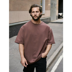Футболка TEMINO, 1 шт., размер XL-2XL, Шоколадный