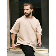 Футболка TEMINO, 1 шт., размер XL-2XL, бежевый