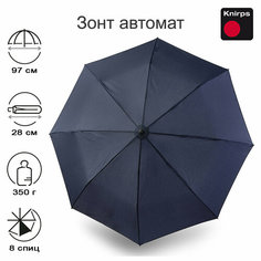 Зонт-трость Knirps, темно-синий