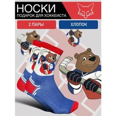 Носки FOX POWER, размер 40-45, бело-синий