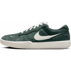 Кеды NIKE SB Force 58, полнота F (EU)/ на среднюю стопу, размер 8 US, белый-зеленый