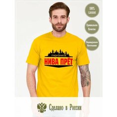 Футболка Фабрика Футболок, 1 шт., размер XL, желтый