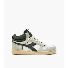 Кеды Diadora Magic Basket Demi Cut Suede, размер T75, серый, хаки